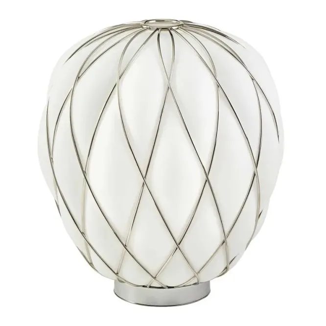 Lampa Stołowa Pinecone 36 Cm Chromowana Fontana Arte