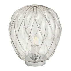Lampa Stołowa Pinecone 36 Cm Transparentna Fontana Arte