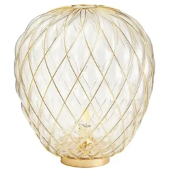 Lampa Stołowa Pinecone 52 Cm Transparentno-Złota Fontana Arte