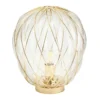 Lampa Stołowa Pinecone 36 Cm Transparentno-Złota Fontana Arte
