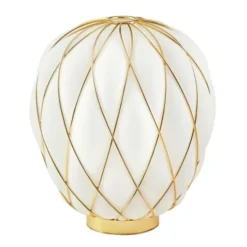 Lampa Stołowa Pinecone 36 Cm Złota Fontana Arte