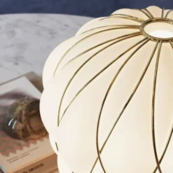 Lampa Stołowa Pinecone 36 Cm Złota Fontana Arte