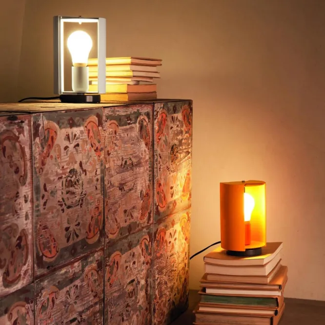 Lampa Stołowa Pivotante A Poser Jasnoszara Nemo