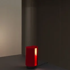 Lampa Stołowa Pivotante A Poser Czerwona Nemo