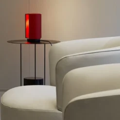Lampa Stołowa Pivotante A Poser Czerwona Nemo