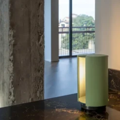Lampa Stołowa Pivotante A Poser Zielona Nemo