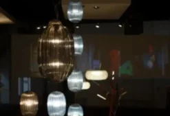 Lampa Stołowa Plass Media Niebieska Ze Ściemniaczem Foscarini