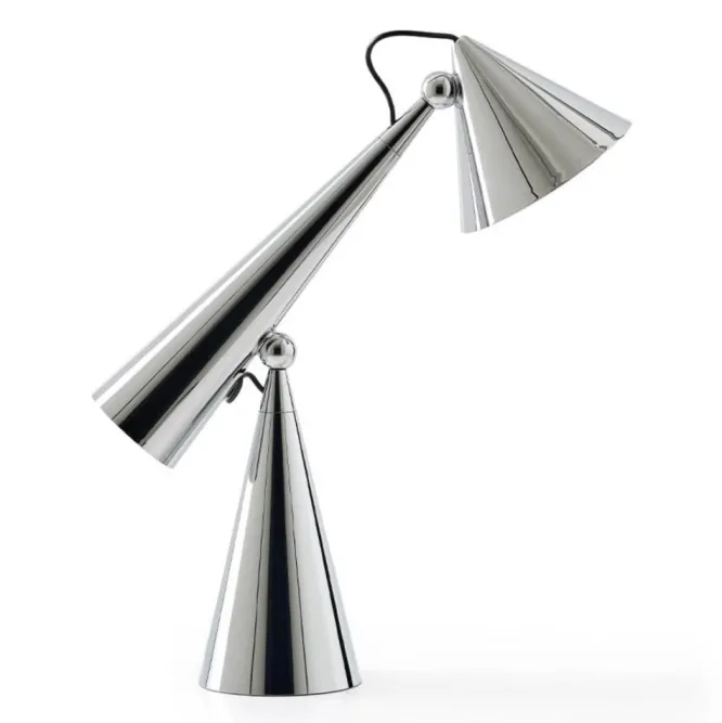 Lampa Stołowa Pose Task Light Srebrna Tom Dixon