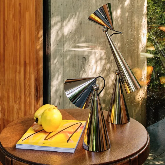 Lampa Stołowa Pose Task Light Srebrna Tom Dixon