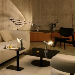 Lampa Stołowa Pose Task Light Srebrna Tom Dixon