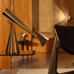Lampa Stołowa Pose Task Light Srebrna Tom Dixon