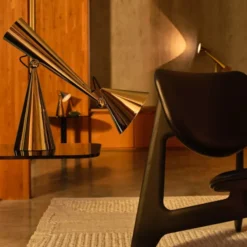 Lampa Stołowa Pose Task Light Złota Tom Dixon