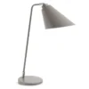 Lampa Stołowa Priti Szara Kave Home