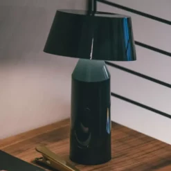 Lampa Stołowa Przenośna Bicoca Anthracite Marset