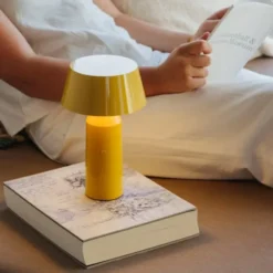 Lampa Stołowa Przenośna Bicoca Yellow Marset