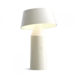 Lampa Stołowa Przenośna Bicoca Off-White Marset