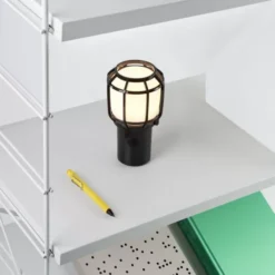 Lampa Stołowa Przenośna Chispa Black Marset