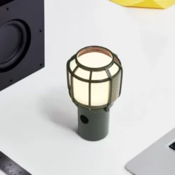Lampa Stołowa Przenośna Chispa Green Marset
