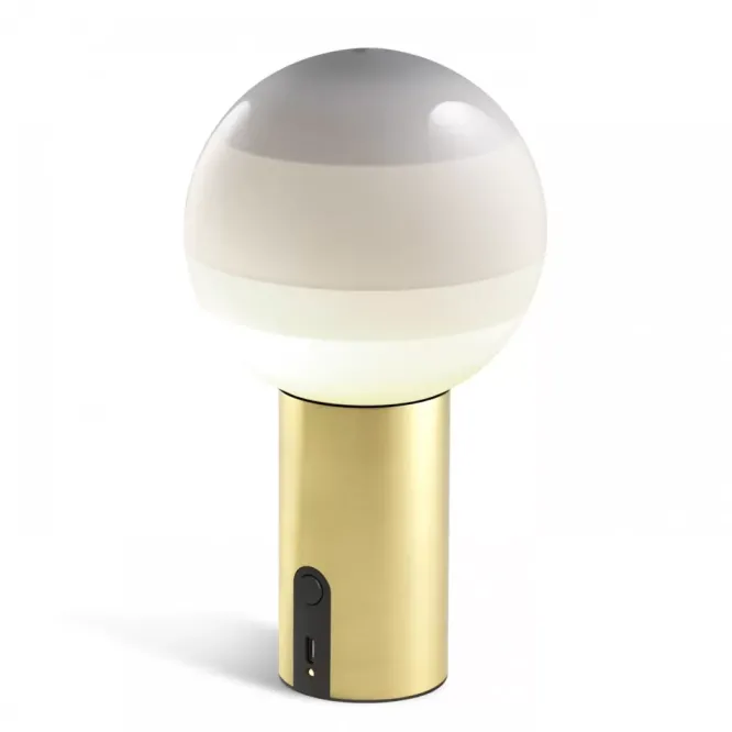 Lampa Stołowa Przenośna Dipping Light White Marset