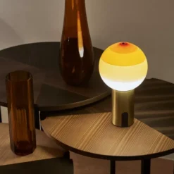 Lampa Stołowa Przenośna Dipping Light Amber Marset