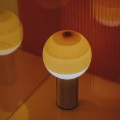 Lampa Stołowa Przenośna Dipping Light Amber Marset