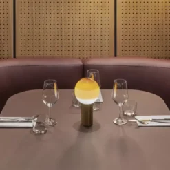 Lampa Stołowa Przenośna Dipping Light Amber Marset