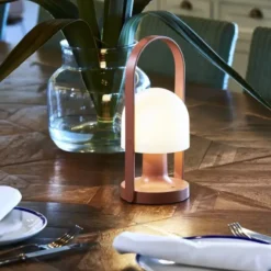 Lampa Stołowa Przenośna Followme Terracotta Marset