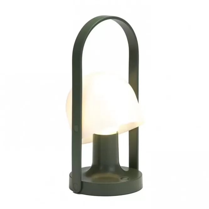 Lampa Stołowa Przenośna Followme Green Marset