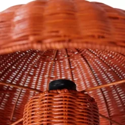 Lampa Stołowa Rattan Koralowy Hkliving