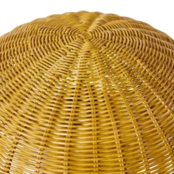 Lampa Stołowa Rattan Musztardowy Hkliving