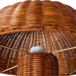 Lampa Stołowa Rattan Naturalny Hkliving