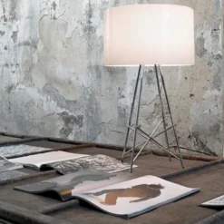 Lampa Stołowa Ray T Biała Flos