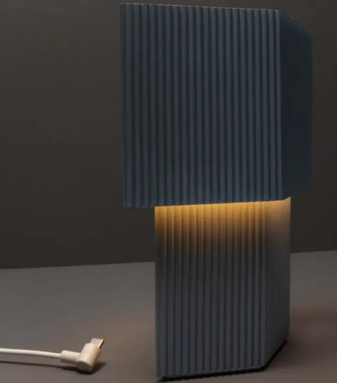 Lampa Stołowa Romb Mini Cotton Pholc