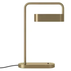 Lampa Stołowa Scribe Mosiężna Bolia