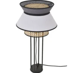 Lampa Stołowa Singapour Blanc&Anthracite Market Set