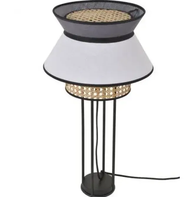 Lampa Stołowa Singapour Blanc&Anthracite Market Set