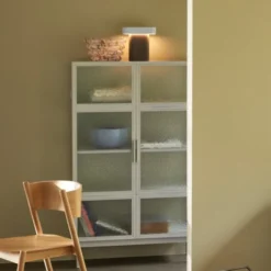 Lampa Stołowa Sleek Brązowo-Jasnoszara Hubsch