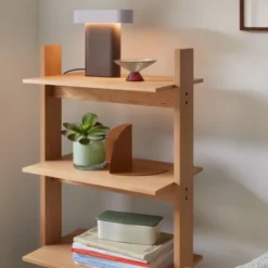 Lampa Stołowa Sleek Brązowo-Jasnoszara Hubsch
