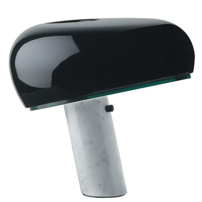 Lampa Stołowa Snoopy Czarna Flos