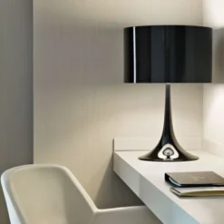 Lampa Stołowa Spun Light Czarna Flos