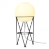 Lampa Stołowa Structure And Globe Czarna Atelier Areti