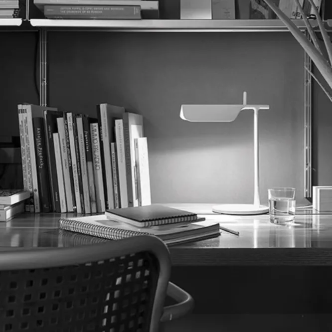 Lampa Stołowa Tab Biała Flos
