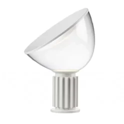 Lampa Stołowa Taccia Biała Matowa Flos
