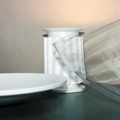 Lampa Stołowa Taccia Biała Matowa Flos