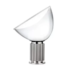 Lampa Stołowa Taccia Srebrna Flos