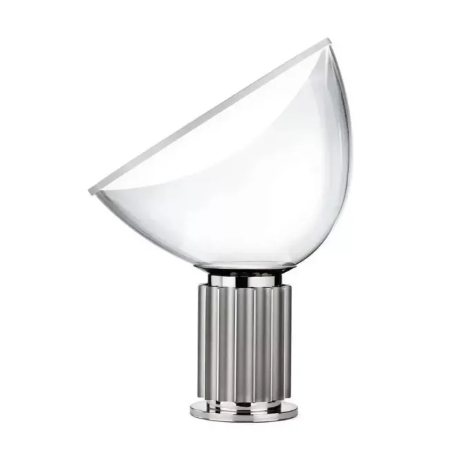 Lampa Stołowa Taccia Srebrna Flos