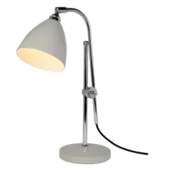 Lampa Stołowa Task Duża Szara Btc