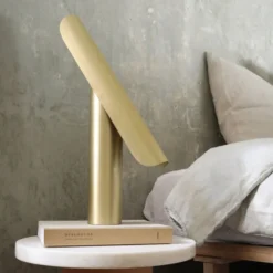 Lampa Stołowa T-Lamp Mosiężna Frama