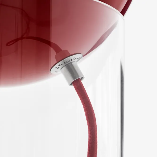 Lampa Stołowa Topan Vp13 Czerwona Andtradition
