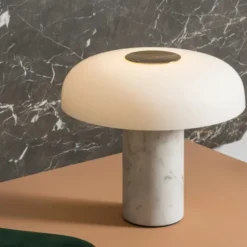 Lampa Stołowa Tropico 32 Cm Biała Fontana Arte